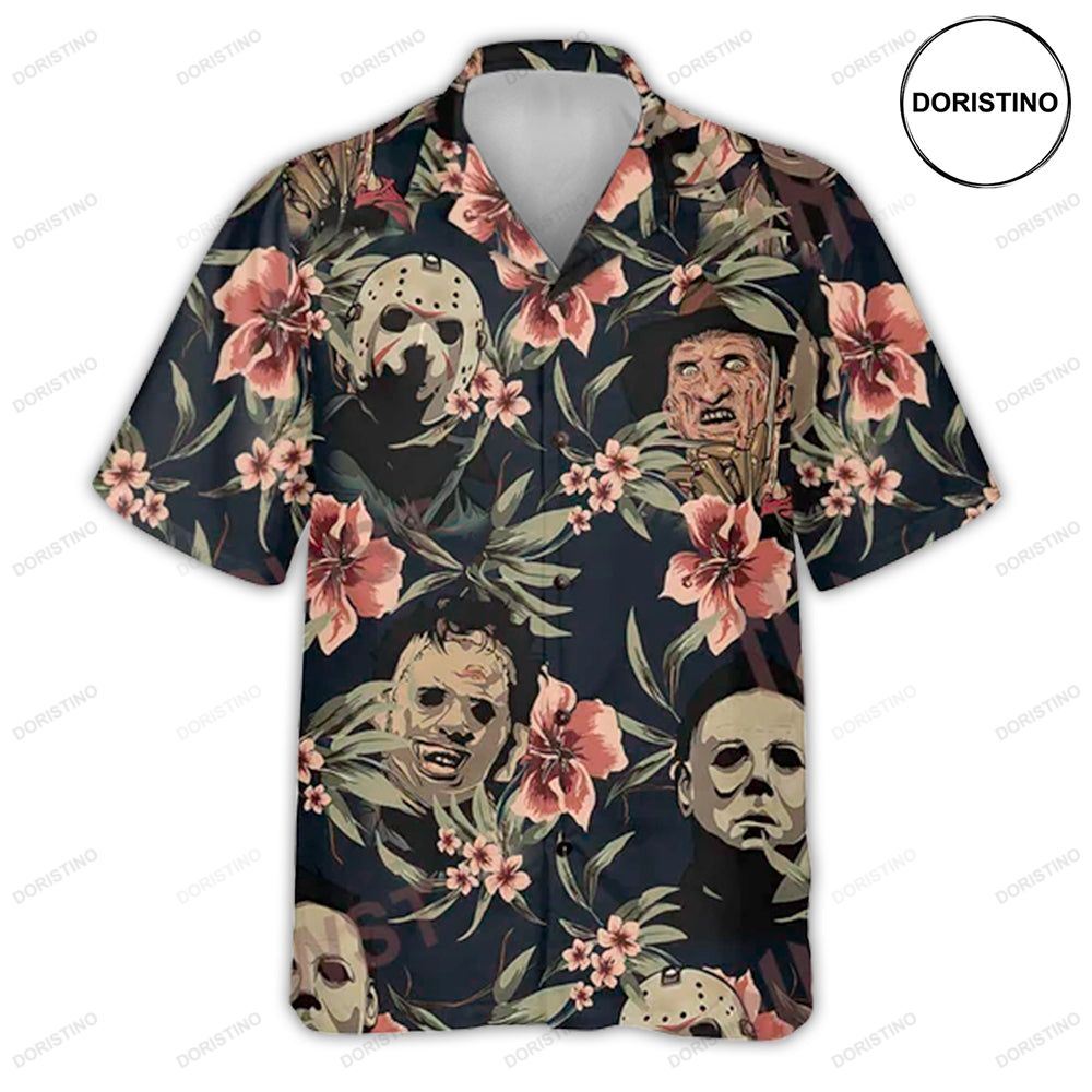 Halloween Horror Movie Tropical Style Hawaiian Shirt